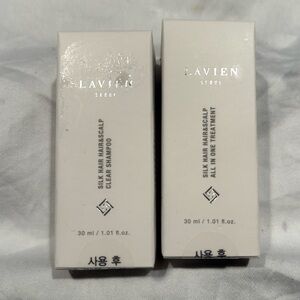 Lavien Silk Hair Shampoo and all in one treatment mini Set
